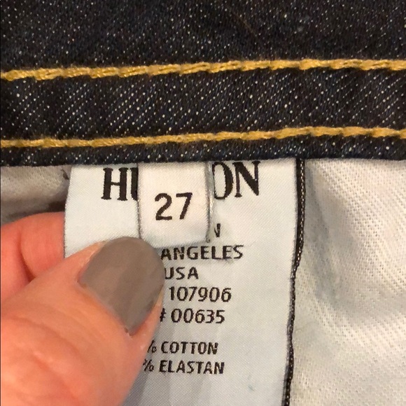 Hudson Flap Pocket Bootcut Ankle Jean in Elm - Picture 6 of 8